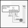 Thermostat électronique 1 relais AKO-D14123  230 V  avec sonde et mode d'emplois PIECE D'ORIGINE 