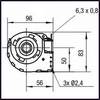 Ventilateur Ebmpapst QLZ06/0006-2513 pour poêle et insert  turbine Ø 60 mm L 60 mm -30 à +110 °C 40 m³/h PIECE D'ORIGINE 