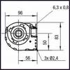 Ventilateur tangentiel EBMPAPST pour poêle et insert QLZ06/1800-2518 turbine Ø 60 mm L 180 mm -30 à +110 °C 130 m³/h PIECE D'ORIGINE 