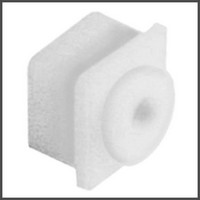 Support de charnire encastre MASTRO 4621214 MA4621214 pour porte de frigo  25,5/25,5 mm   int.7 mm blanc PIECE D'ORIGINE