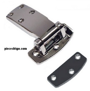 Charnière de porte de frigo RAHRBACH 480-020060 4480-140054 A=20 mm et B=30 mm PIECES D'ORIGINE