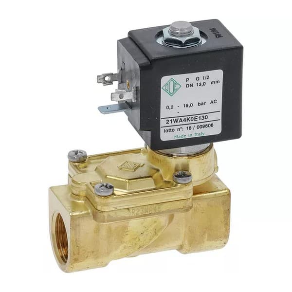 Électrovanne ODE 21WA4K0E130 1/2" FF 24V vapeur normalement fermée