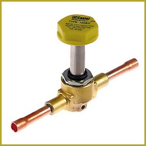 Électrovanne pour gaz Castel 1028/2 SASANHUA MDF-08001 raccord à souder Ø 6 mm sans bobine
