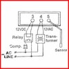  Régulateur ou thermostat électronique METRO-PROFESSIONAL DQWB0005 pour frigo 1 relais  SF-101S SF101S 12 V AC/DC 230 V  PIECE D'ORIGINE
