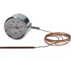 Thermomètre 0-250°C Ø52mm capillaire 1,3m Arthermo 131231557841