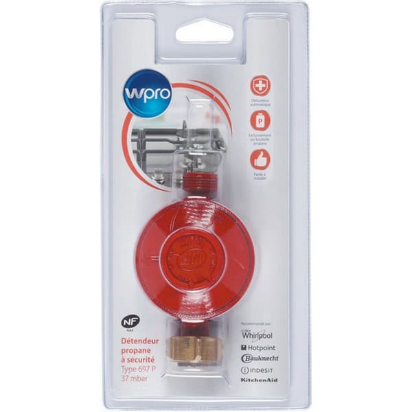 Détendeur gaz Wpro propane type 697 B 28 mbar et 697 P 37 mbarPIECE D'ORIGINE