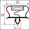 Joint  encastrer 775x700 mm PIECE D'ORIGINE 