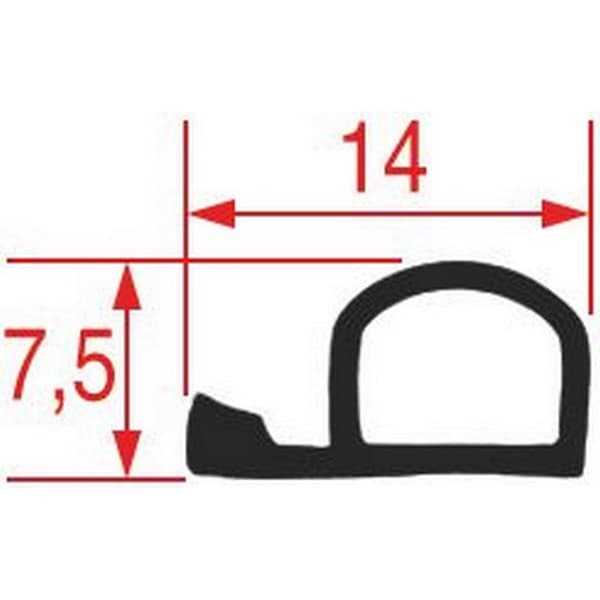 Joint porte de four LF 5024154 profil 1855 PIECE D'ORIGINE