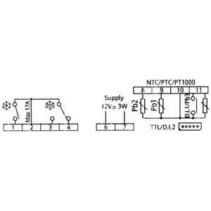 Régulateur ELIWELL ID PLUS 971 ID11DL0XCH300  2 relais <b><font color="#FF0000">12 V