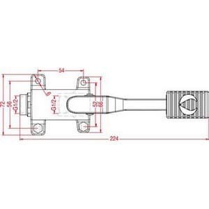Robinet à pédale  MONOLITH ERMES001 mono-eau  PIECE D'ORIGINE