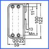 Gâche avec bloc de serrage 075  INTERTECNICA R018862