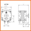 Moteur de ventilateur ELCO NEC 4T16PVN001 VN16-25/1457 16 W roulements à billes PIECE D'ORIGINE