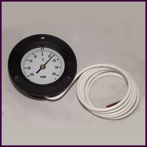 Thermomètre analogique ARTHERMO Ø 80 mm -40 à +40 °C avec sonde 