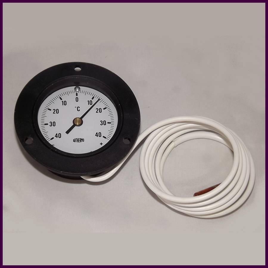 Thermomètre analogique ARTHERMO Ø 60 mm -40 à +40 °C avec