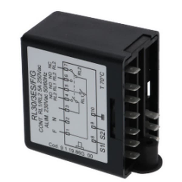 Régulateur de niveau Ascaso 289114 230V tension AC raccord F6,3 type RL30/3ES/F/G PIECE D'ORIGINE