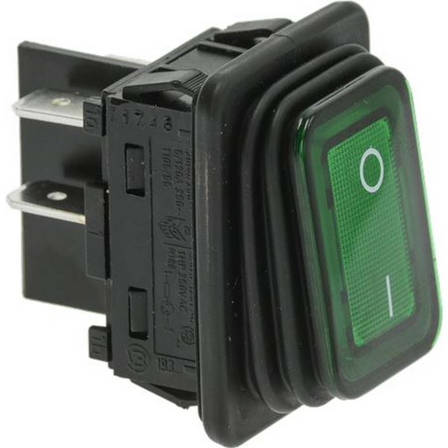 Interrupteur BARTSCHER 016210836 16210836  lumineux vert étanche marquage I 0  20 A PIECE D'ORIGINE