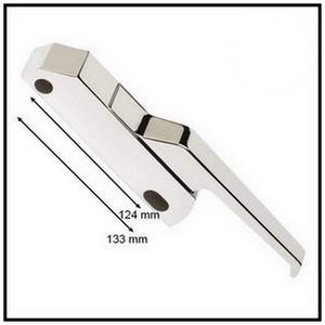 Fermeture pour porte de frigo poigne droite RAHRBACH 6201 DUPLO entraxe 124  et 133 mm PIECE D'ORIGINE