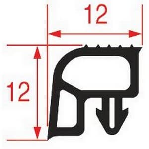 Joint pour cellule/ comptoir PRIOLINOX profil 9957 de 6 m PIECE D'ORIGINE