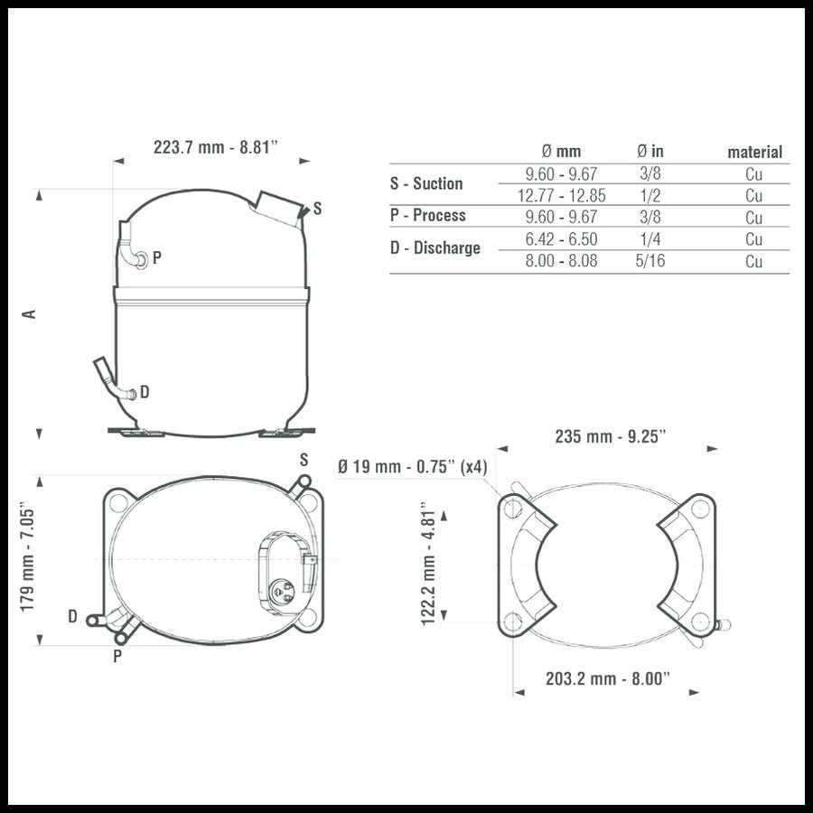 Ventilateur ebmpapst pour poêle ou insert QLZ06/0018-2518