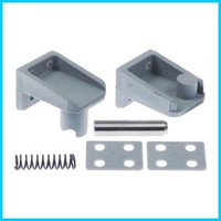 Support de charnière FAGOR 12035983 12036088 6009992203 CFA687 V169090002 encastrée à ressort pour porte de frigo montage à gauche en haut PIECE D'ORIGINE