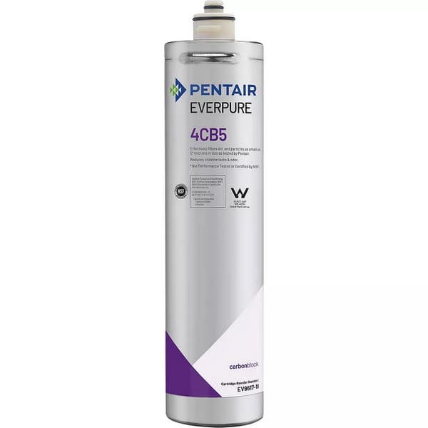 Filtre à eau EVERPURE type 4CB5 capacité 22710L debit 378L/H P max de service
