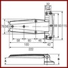 Charnière Epms 285011 de chambre froide dégagement 27 mm PIECE D'ORIGINE