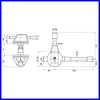 Fermeture de porte de chambre froide complète STUV EURO 2000  3.31.2311.1 porte de 116 à 120 mm