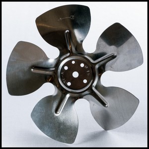 Hélice de ventilateur ASCASO GUG119 aspirante en aluminium Ø 154 mm PIECE D'ORIGINE 