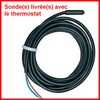 Sonde NTC Eliwell SN8P0A1500 AKO étanche câble 1.5 m 10kOhm  en PVC pour thermostat électronique  PIECE D'ORIGINE 