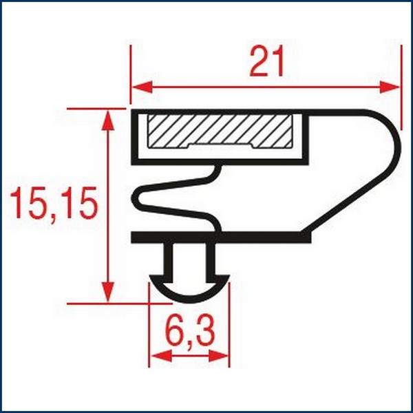 Joint à encastrer  ISA - TASSELLI 1565x689 mm PIECE D'ORIGINE