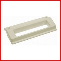 Poigne de porte de frigo INTERTECNICA  R018515I MFL84 entraxe de fixation 133 mm Blanc