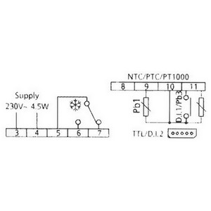 Régulateur Eliwell ID PLUS 902 électronique PIECE D'ORIGINE