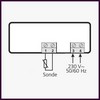 Thermomètre à LED EPMS  -40 à +110 °C 230 V