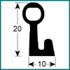 Joint de chambre froide PANICOUPE profil 2311 longueur 24 m  visser PIECE D'ORIGINE
