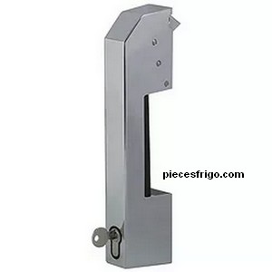 Poignée avec serrure pour chambre froide JUMBO 600 RAHRBACH 6000-020696 gris