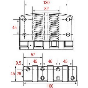 Charnière 4523 FERMOD 4523 0452300R 4522 PIECE D'ORIGINE