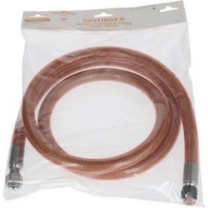 Tuyau flexible gaz inox 2000 mm M20x1,5 butane propane NF D36 125 PIECE D'ORIGINE