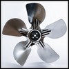 Hélice de ventilateur ELECTROLUX 087797 0KM740 4-012-019 aspirante en aluminium 4-012-019 Ø 300 mm PIECE D'ORIGINE