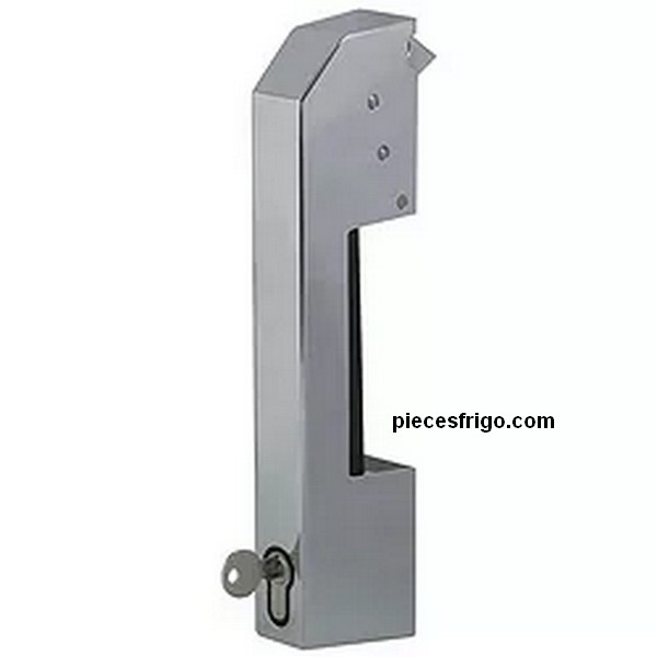 Poignée avec serrure pour chambre froide JUMBO 600 RAHRBACH 6000-020695 chromé