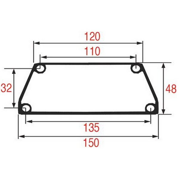 Poignée MTH 13OZF501-00000 694778 694778  de porte de chambre gauche 300 mm PIECE D'ORIGINE 