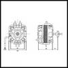 Moteur WEIGUANG YZF5-13 5 W  avec raccord pour ventilateur  PIECE D'ORIGINE