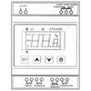 Thermostat régulateur électronique 4 relais RoHS DR3 KXL-KB204 230 V