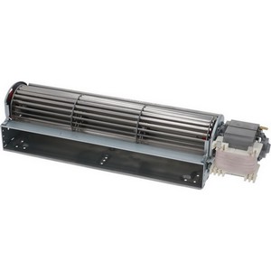 Ventilateur EPMS pour poêle ou chauffage QLZ06/1212-3020L turbine Ø 60 mm L 2 x 120 mm -30 à +110 °C 140 m³/h  PIECE D'ORIGINE