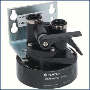 Tête de filtre EVERPURE  4312-12 EV9259-14  EV925914  type QL3 raccord 3/8" vertical avec clapet d'arrêt ø 96mm