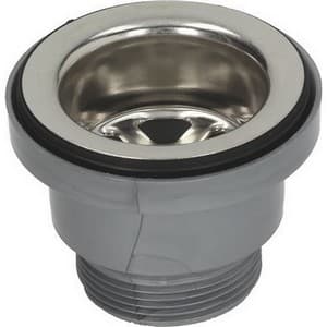 Bonde de vidange  Zanussi 1911.035 inox plastique � 1"1/2 PIECE D'ORIGINE