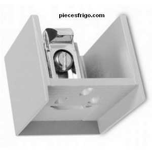 Gâche de fermeture de porte de chambre froide gris STUV 3.31.0443.0 épaisseur 28-32 mm
