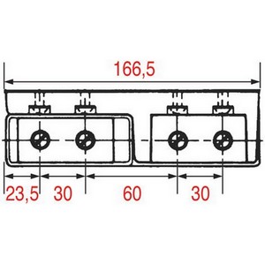 Charnière Thirode  621090 S090P01 de chambre froide avec rampe PIECE D'ORIGINE