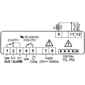 Régulateur DIXELL  XR30CX-5N0C1 X0LGFEBXB500-S00 LGFEBXB500 LGFEBXB500-S00 PIECE D'ORIGINE