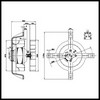 Ventilateur de four ebm-papst R2D225-AG02-12 250 W PIECE D'ORIGINE
