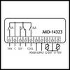 Thermostat électronique 3 relais AKO-D14323  230 V